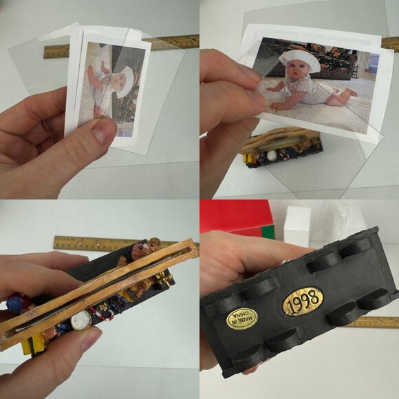 Vtg 1998 JCPenney Christmas Holiday Santa My Favorite Photo Train Week 39 READ - Picture 7 of 11